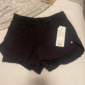 Women's Black Athletic Shorts